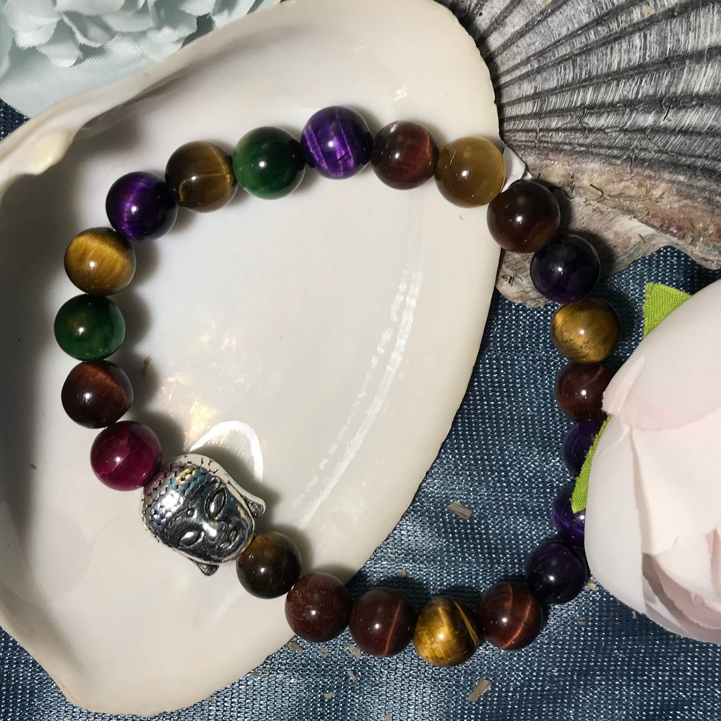 Assorted Buddha Gemstone Bracelets