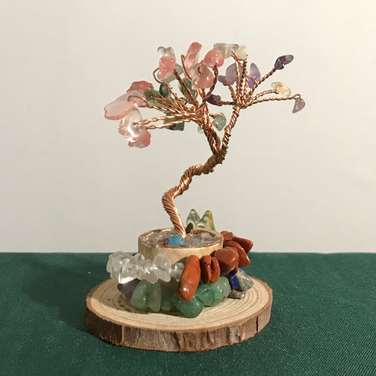 Mixed Gemstone Tree - 9cm
