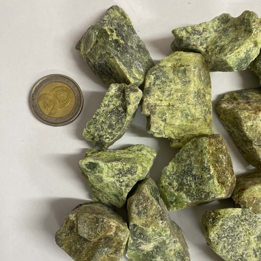 Idocrase ( Vesuvianite ) Rough piece