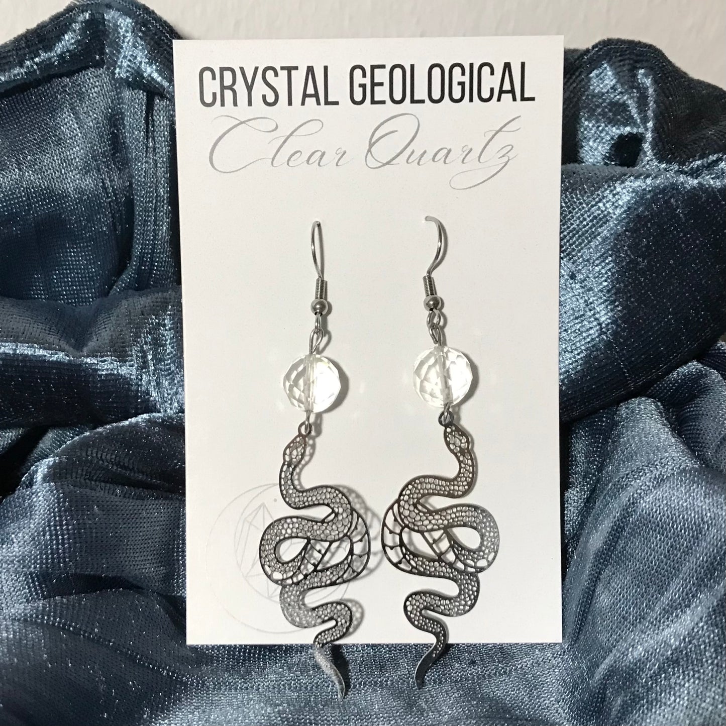 Clear Quartz Earring Pair - Crystal Geological