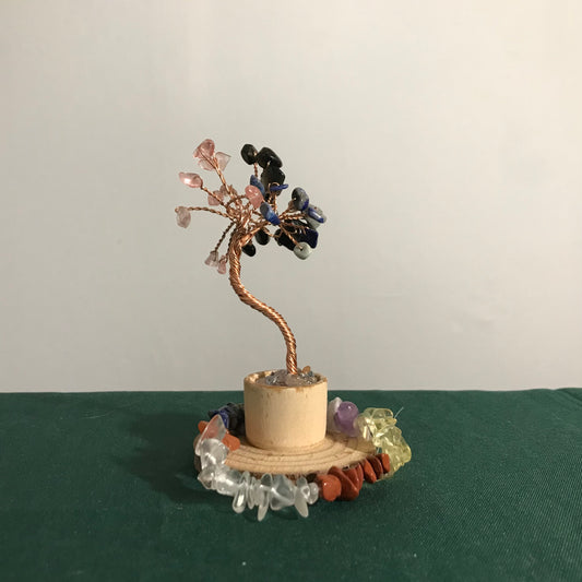 Mixed Gemstone Tree - 11cm