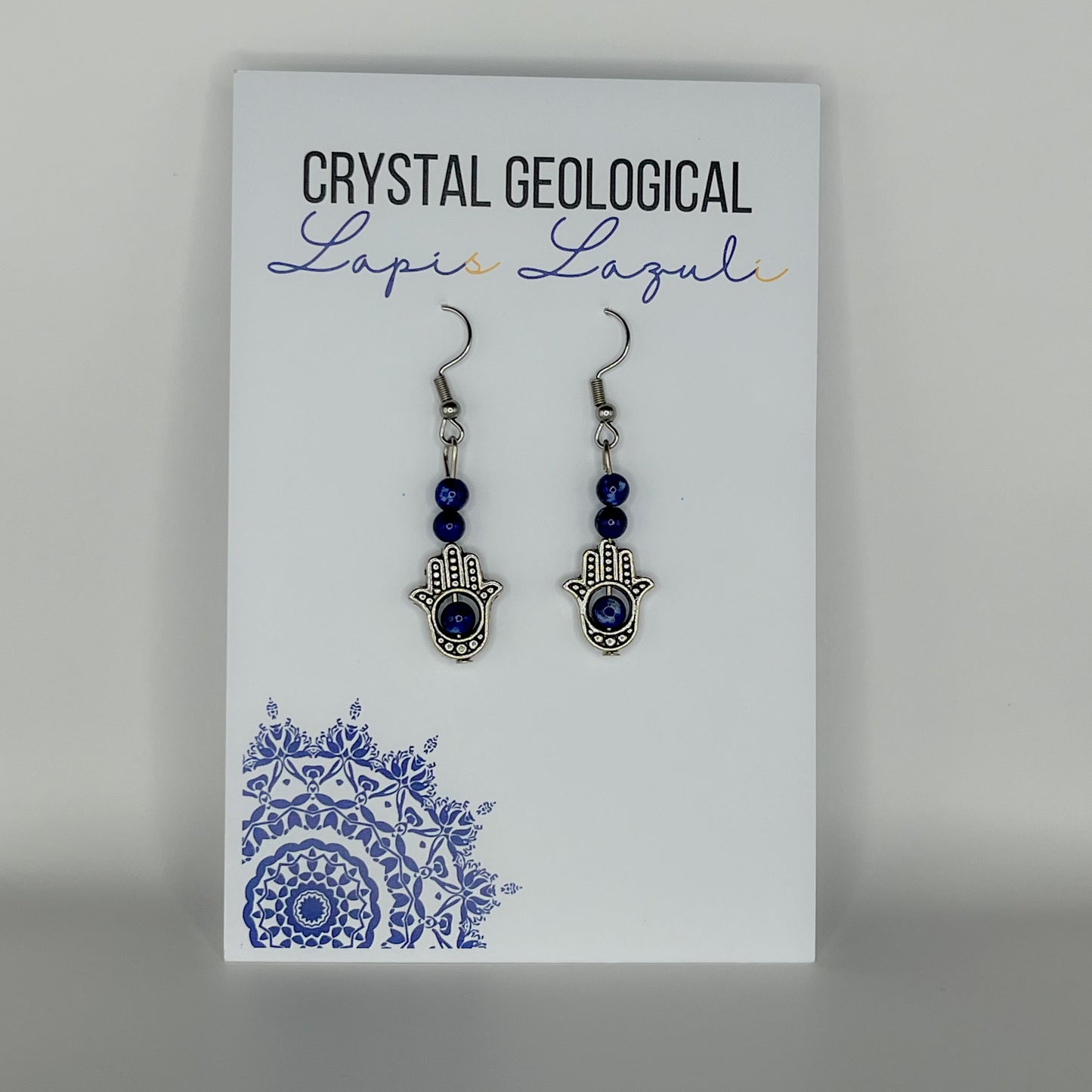 Assorted Lapis Lazuli Earring Pair - Crystal Geological