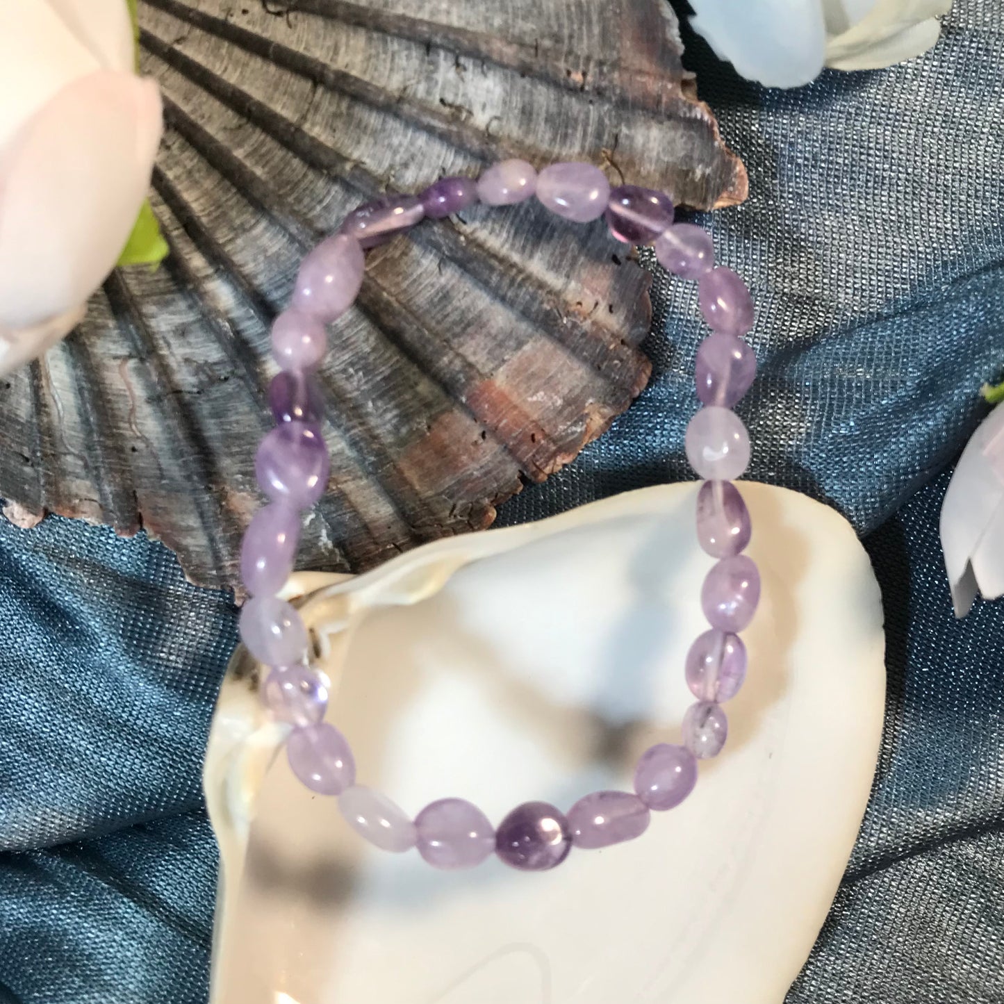 Assorted Pebble Bead Gemstone Bracelets