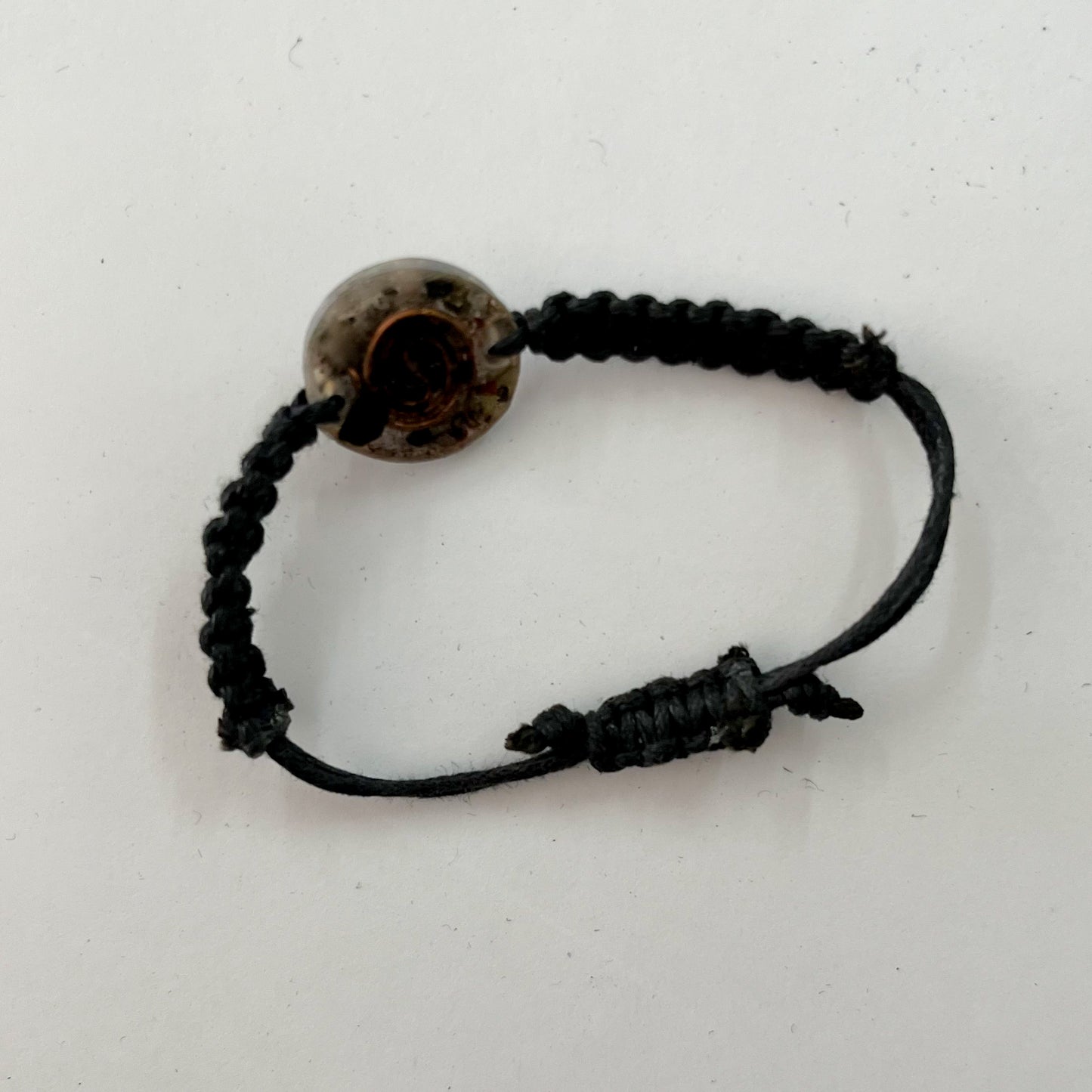Assorted Adjustable-Size Macrame Orgonite Bracelets