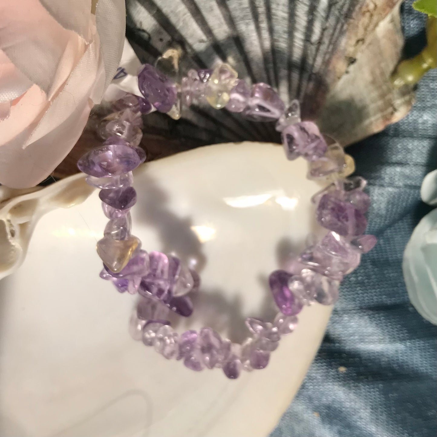 Assorted Chip Bead Gemstone Bracelets