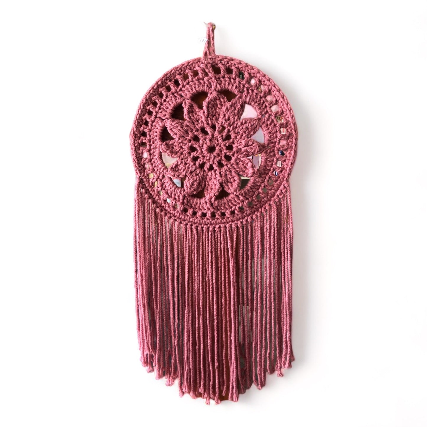 Macrame Dream Catcher - Pink