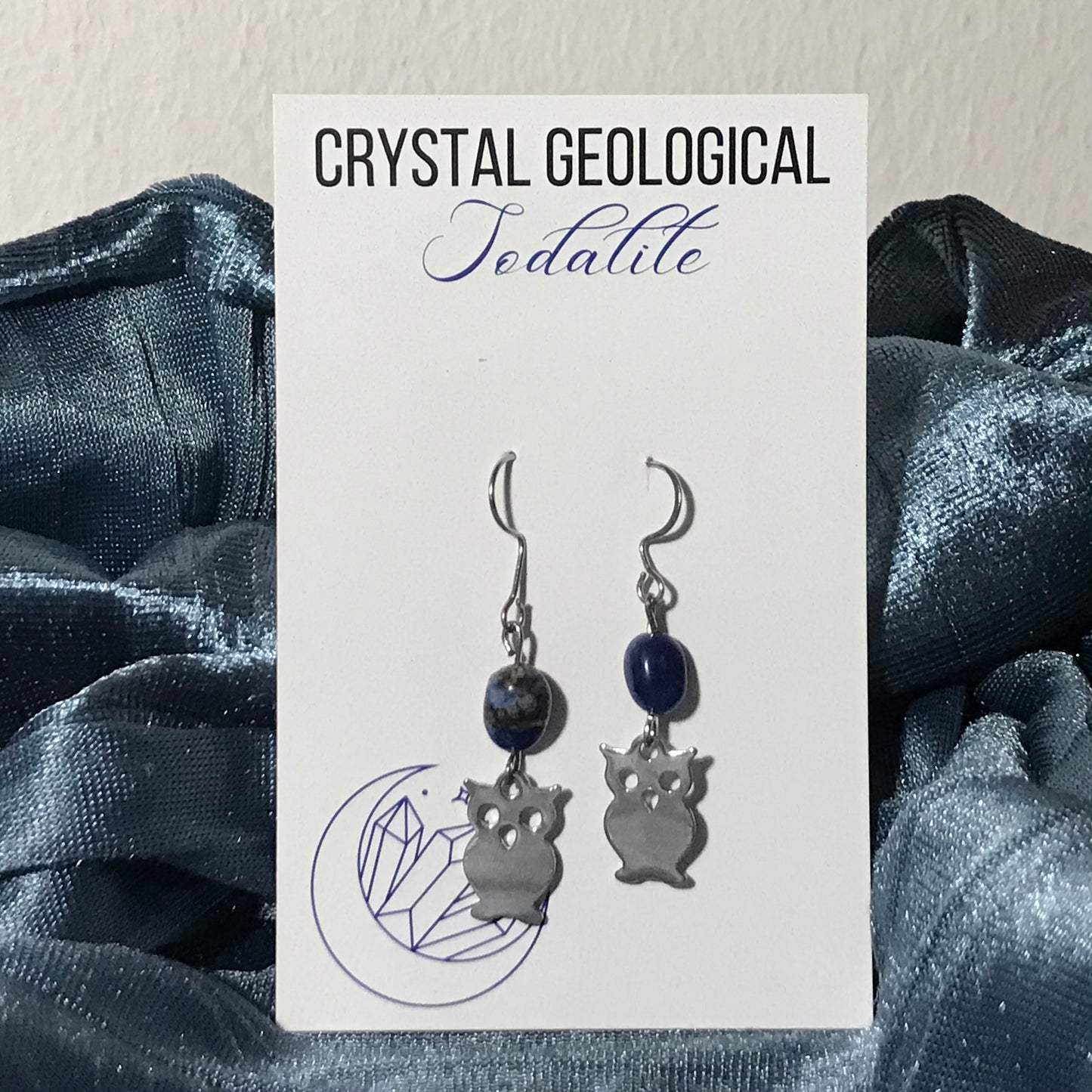 Assorted Sodalite Beaded Earrings - Crystal Geological
