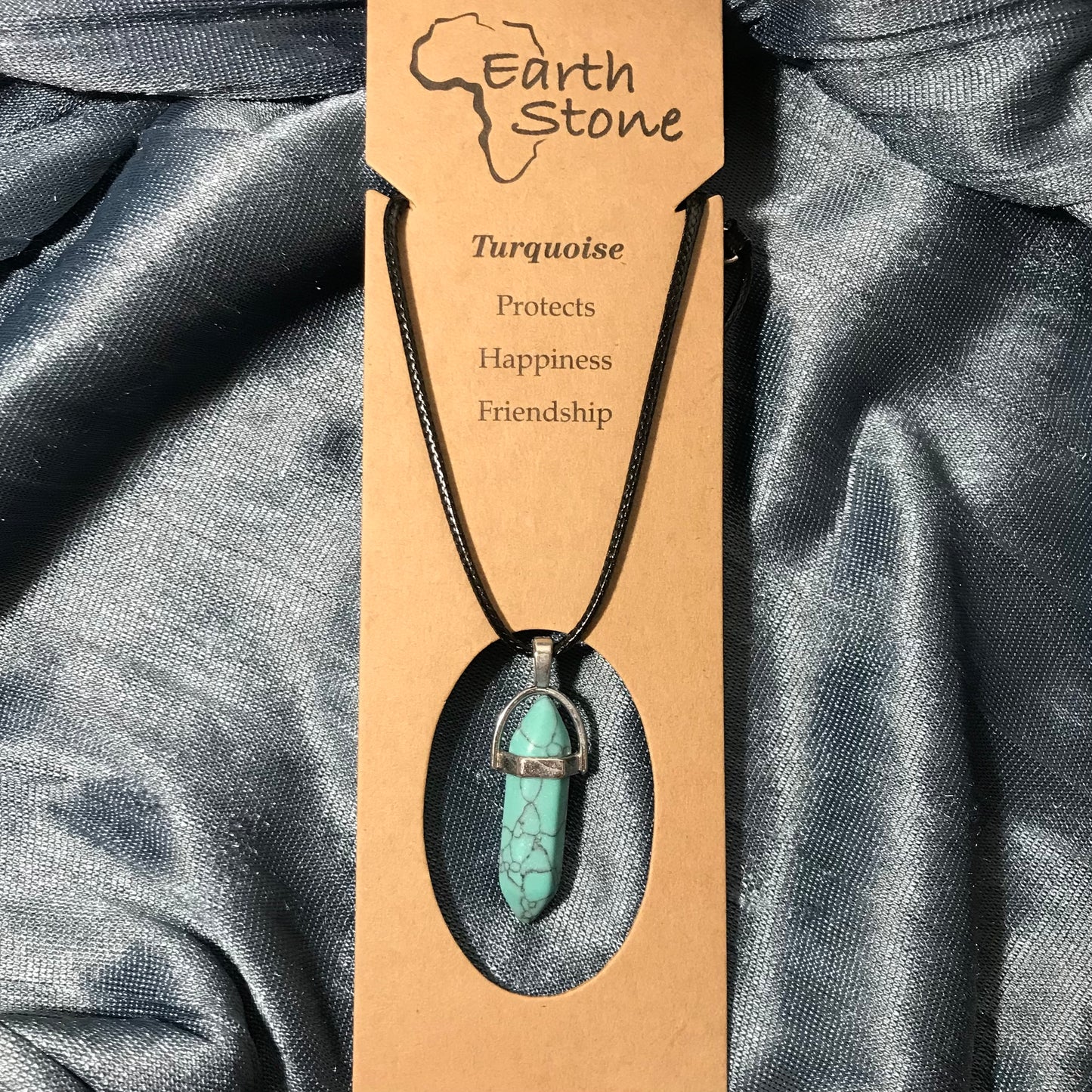 Assorted Gemstone Bullet Necklace