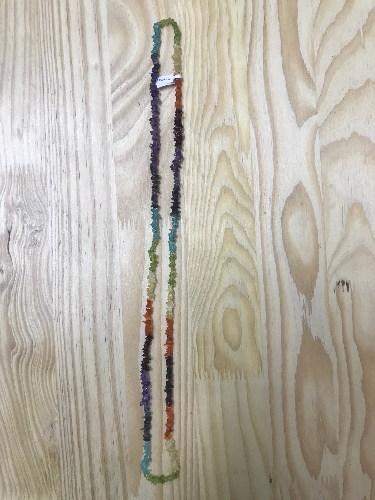 Chakra Chip Bead Necklace-40cm