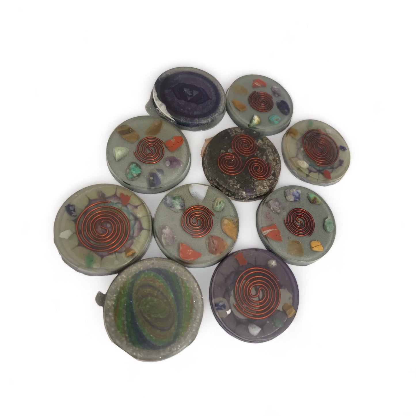 Orgonite Disc Various - 3.4cm