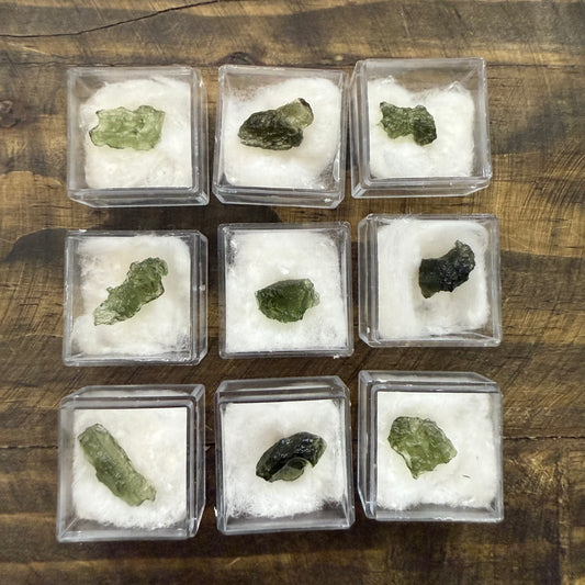 Moldavite Specimen (0-1g)