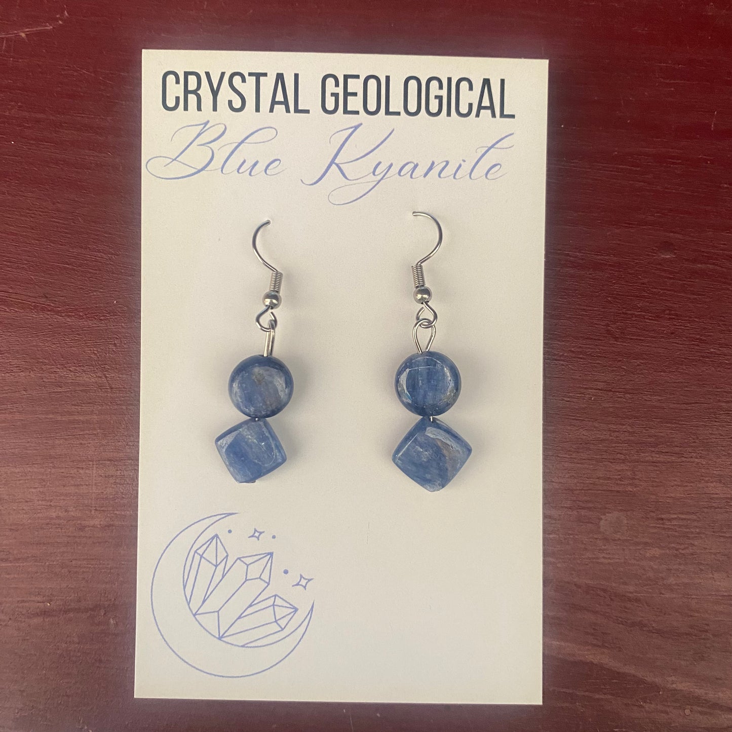 Assorted Blue Kyanite Earring Pair - Sterling Silver