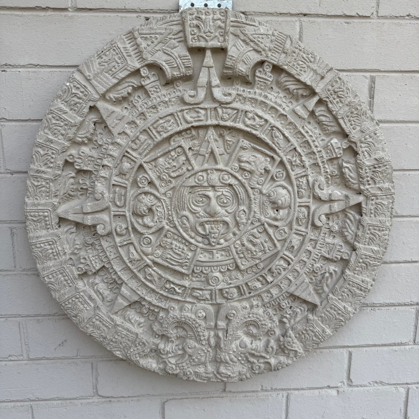Mayan / Aztec Calendar Wall Hanging - Concrete- Store (Collection Only)