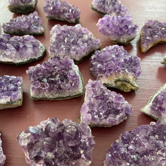 Amethyst Mini Cluster ( Druses ) - Crystal Geological