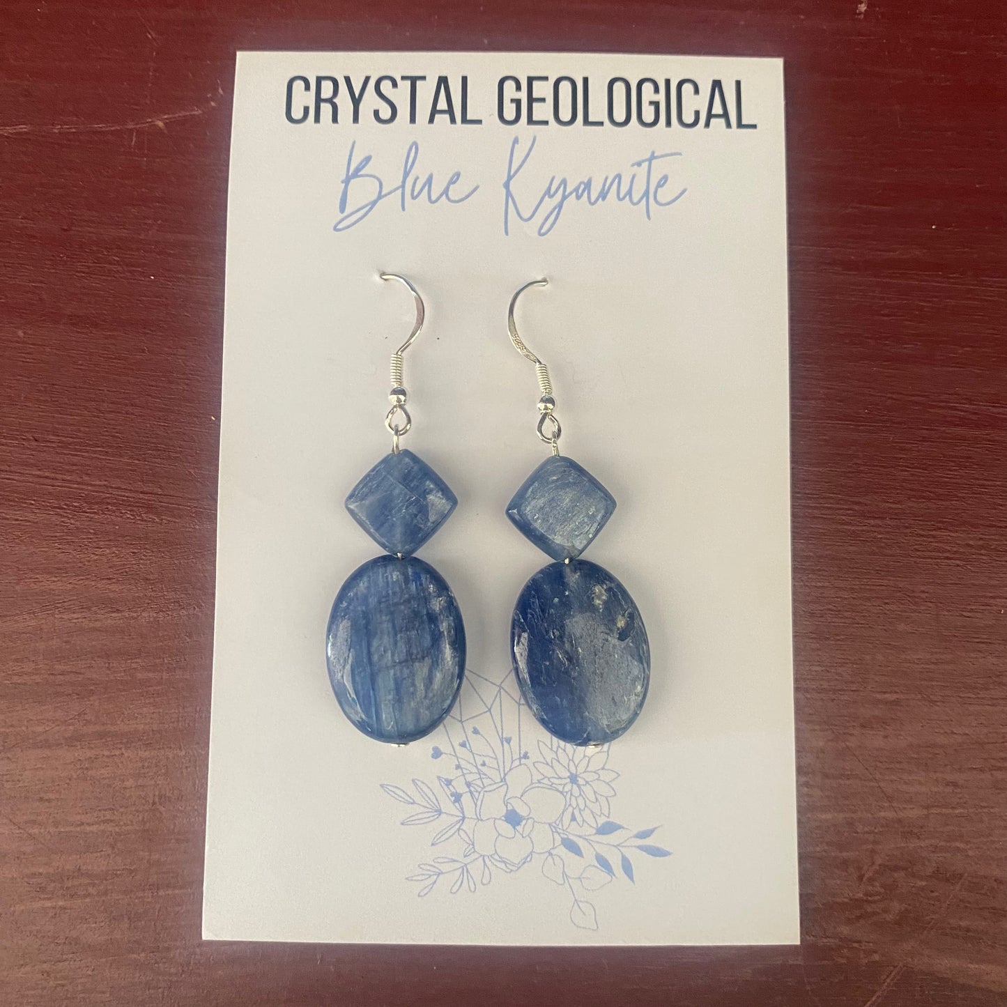 Assorted Blue Kyanite Earring Pair - Sterling Silver