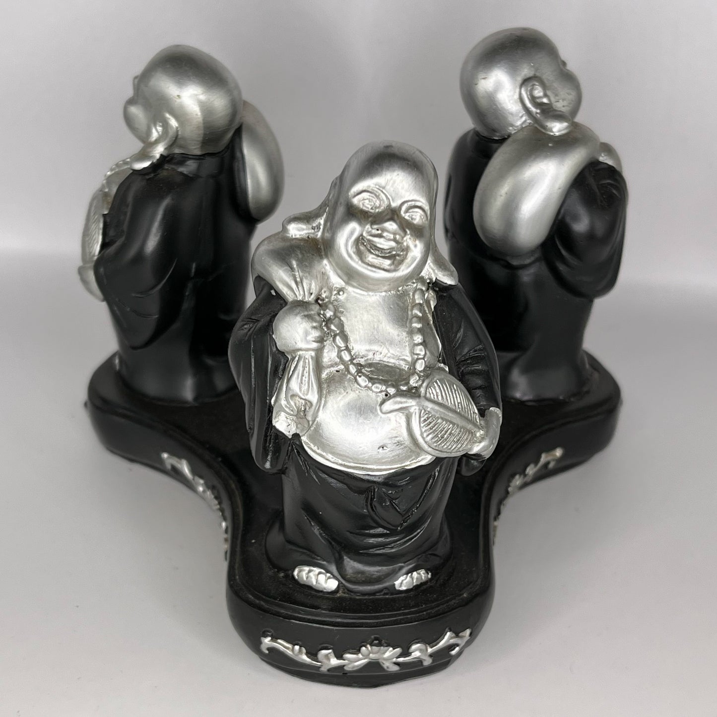 Previously Loved Three Buddha’s Figurine - 10cm