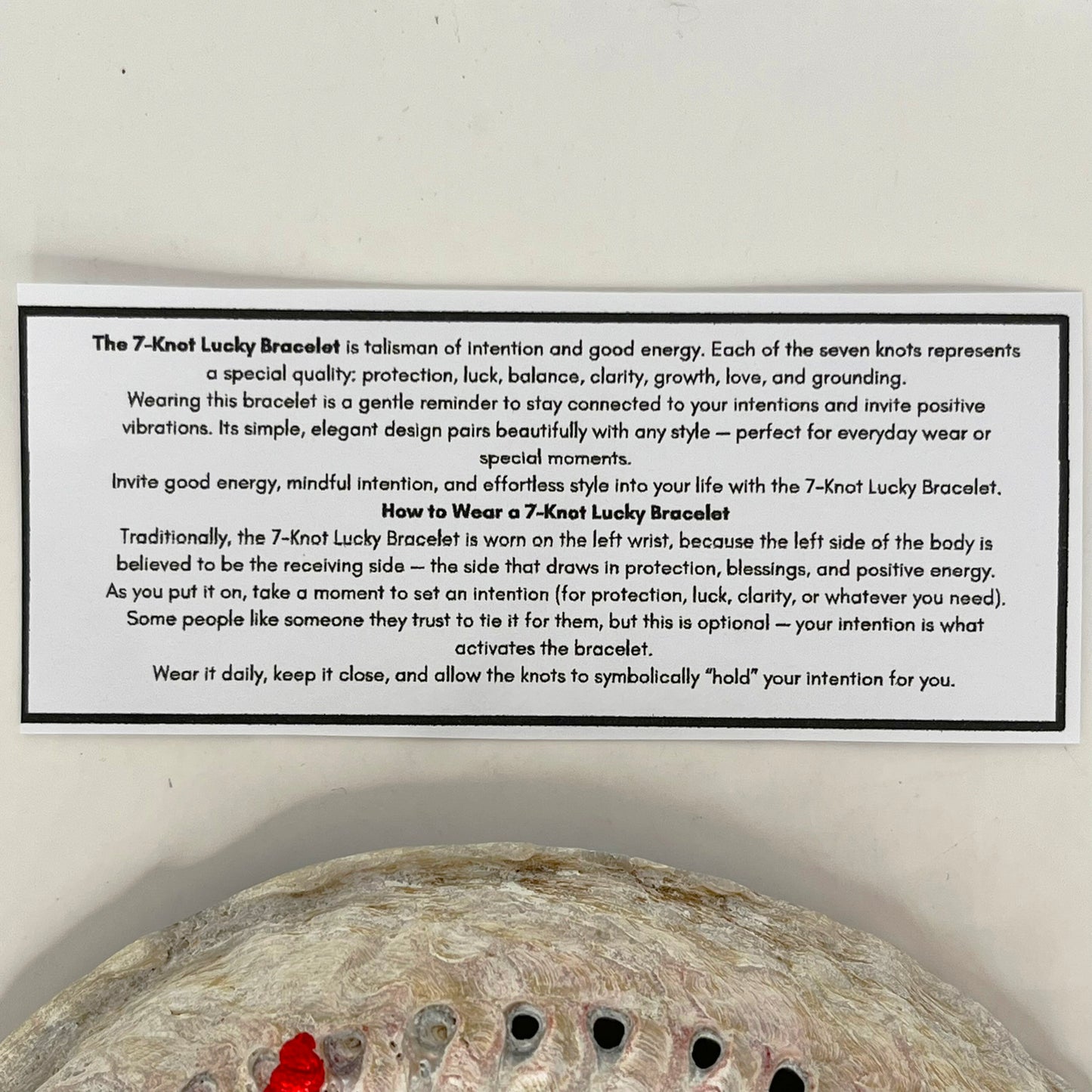 7 Knot Lucky Bracelet