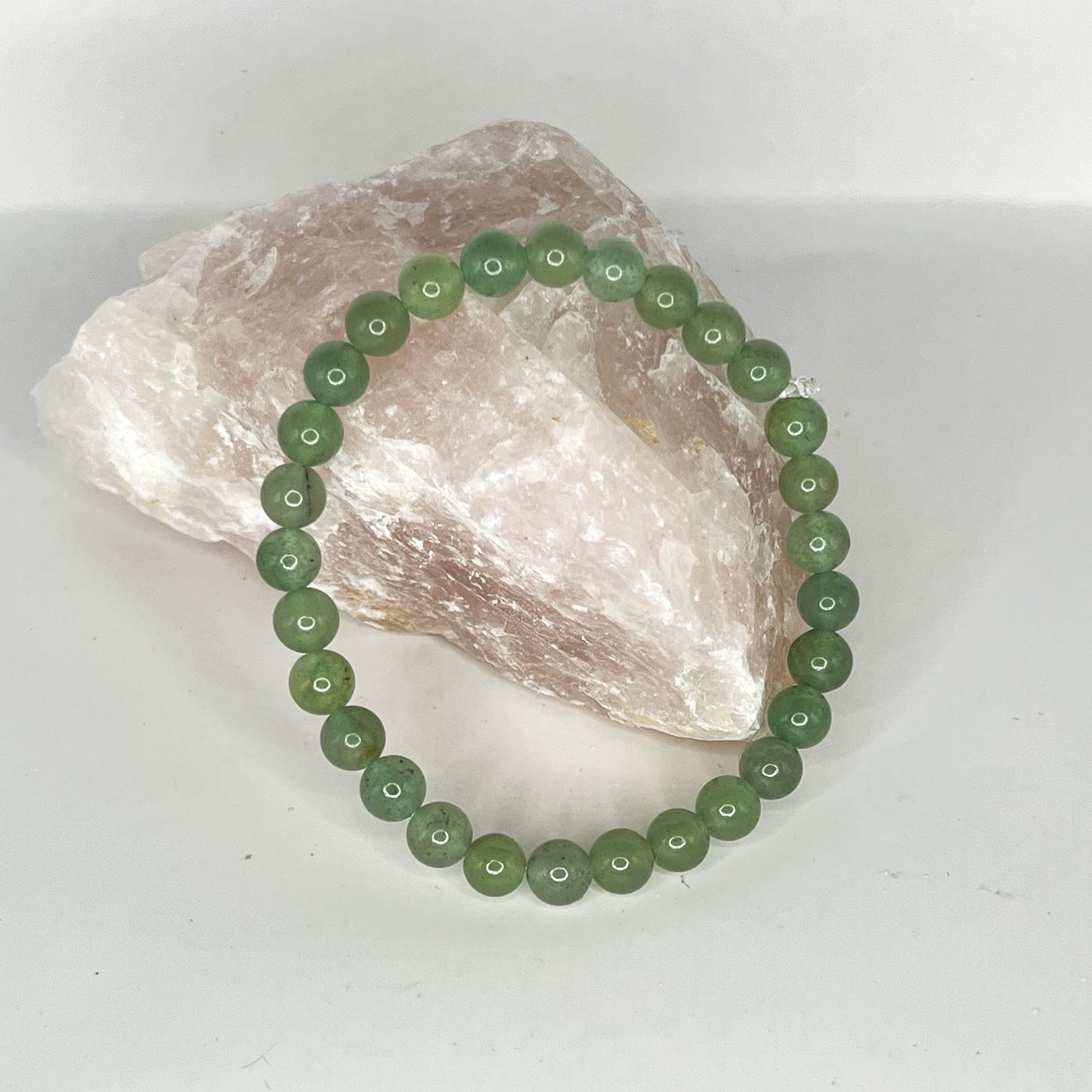 Green Aventurine Round Bead Bracelets
