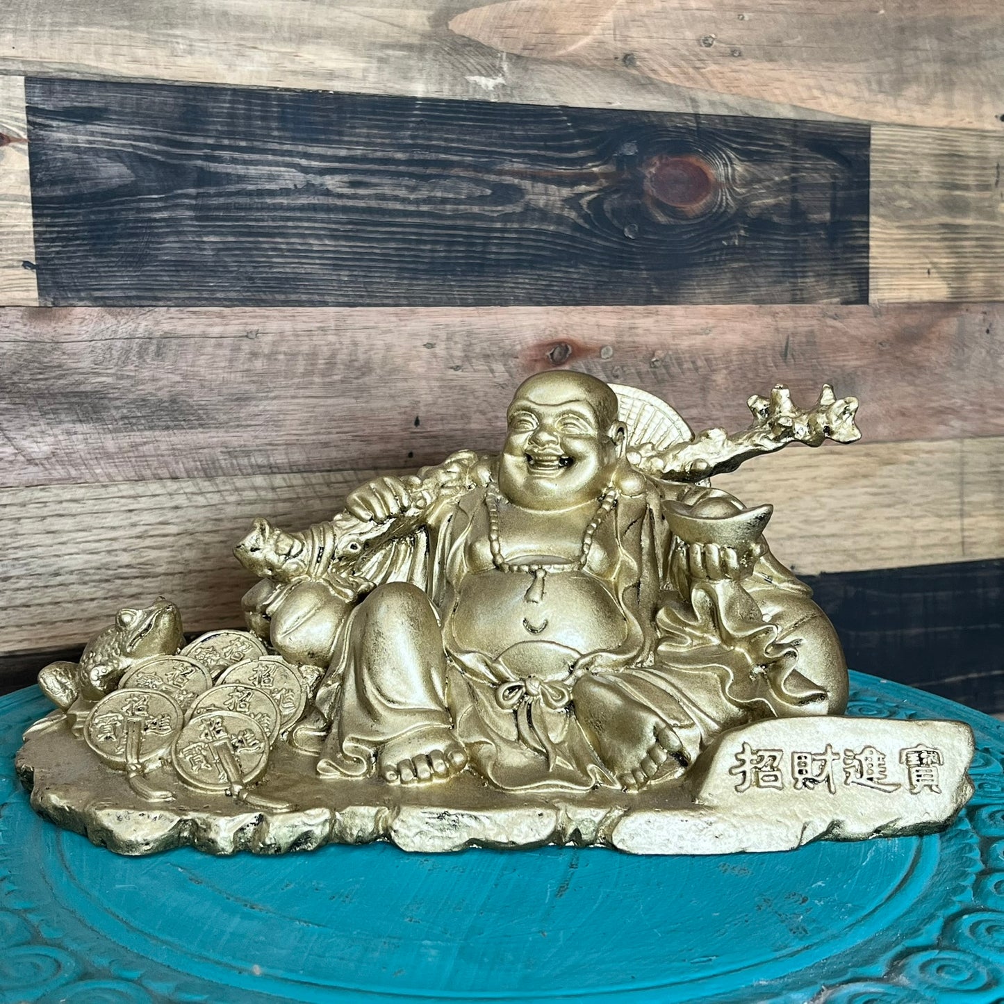 Seated Laughing Buddha - 13cm