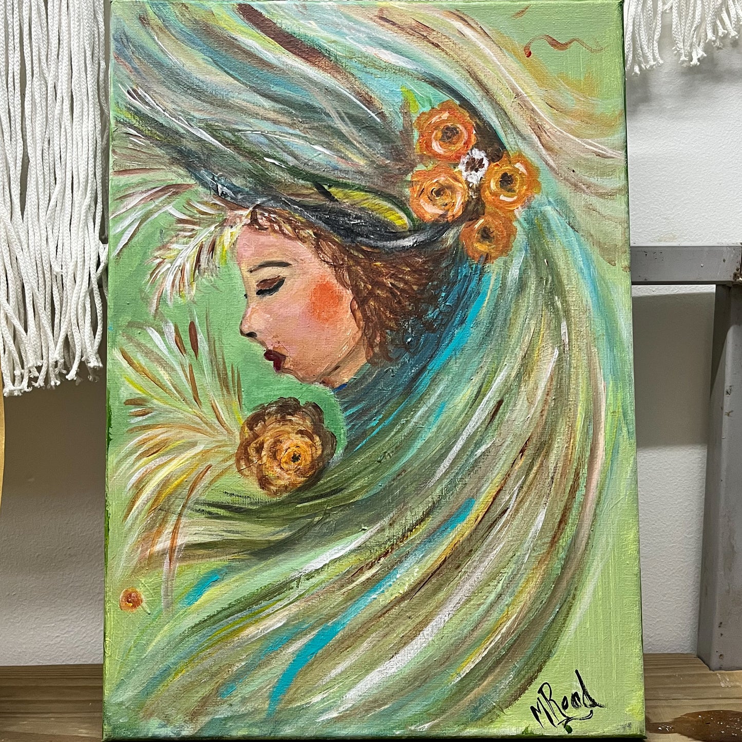 Painting by Milly Read