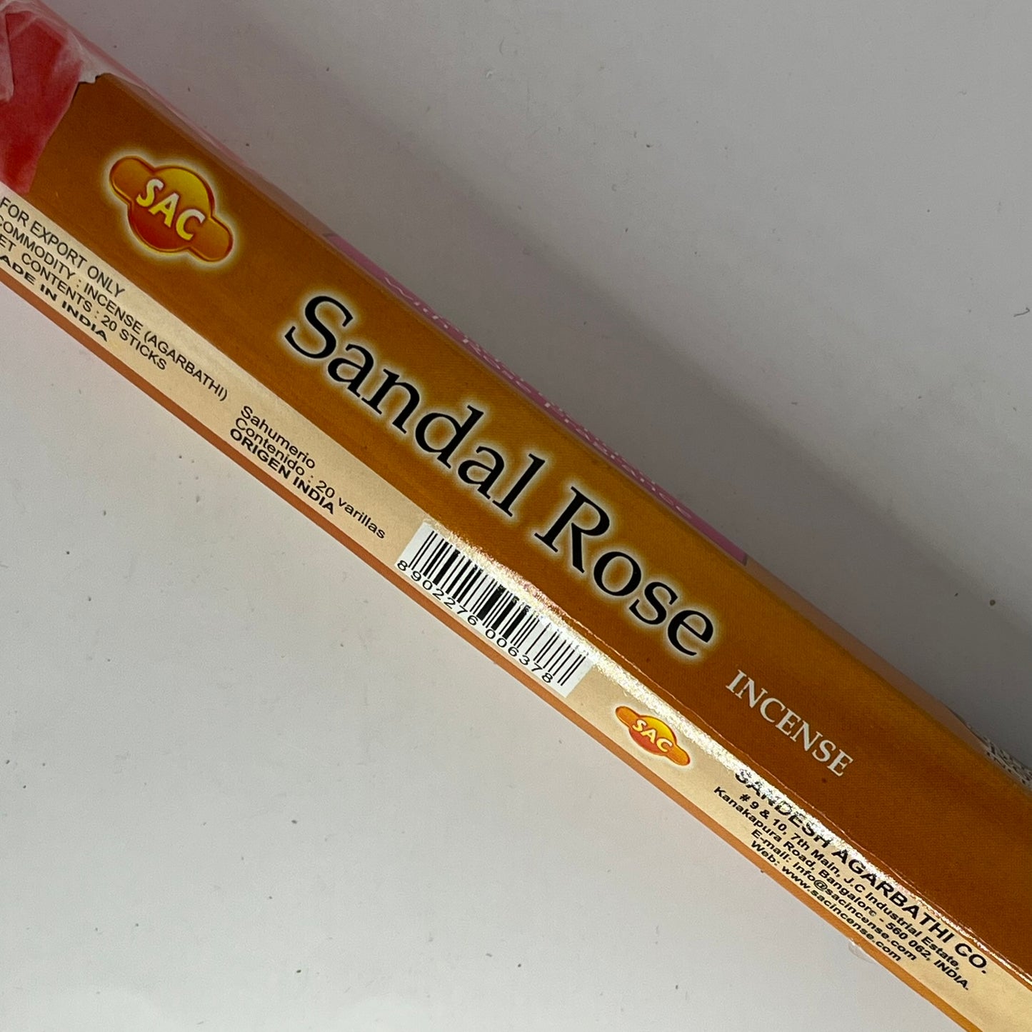 Assorted SAC Tube (Hex) Incense Sticks