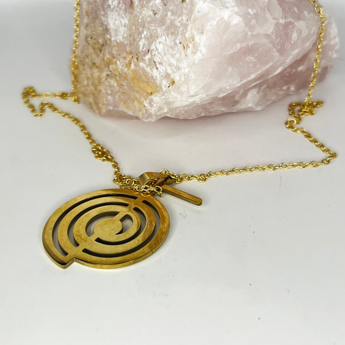 Stainless Steel Cho Ku Rei Reiki Symbol Chain