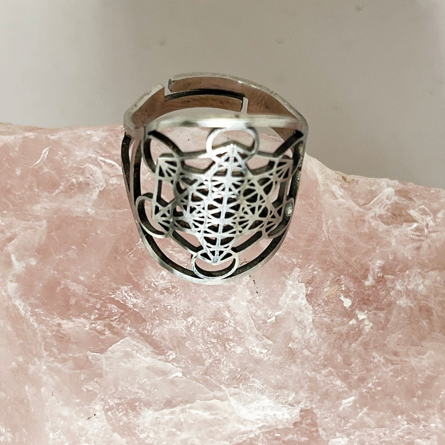 Assorted Stainless Steel Metatron Ring