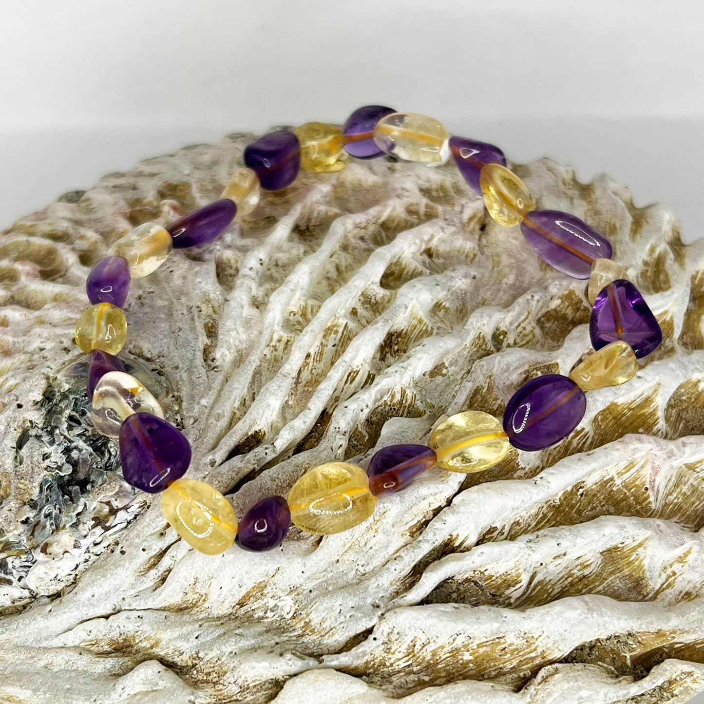 Assorted Pebble Bead Gemstone Bracelets