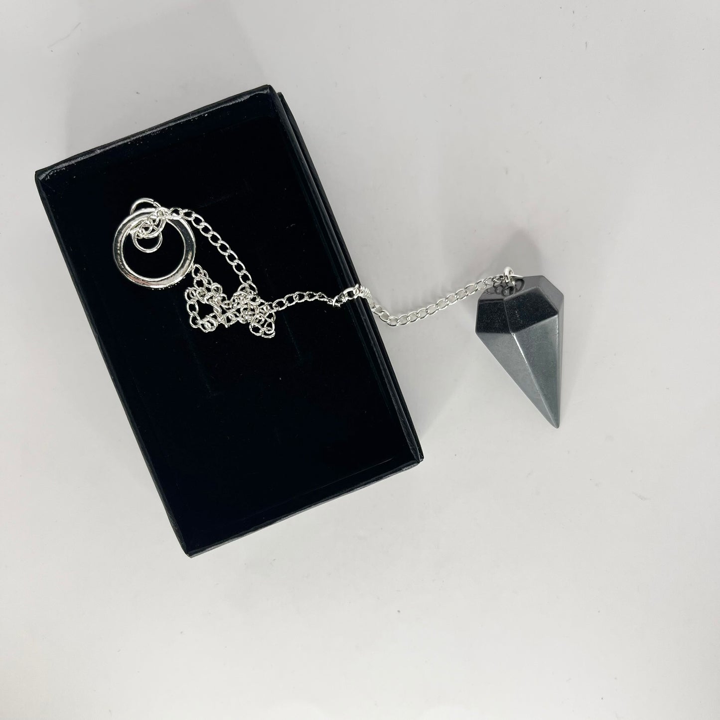 Haematite (Hematite) Pendulum - Crystal Geological