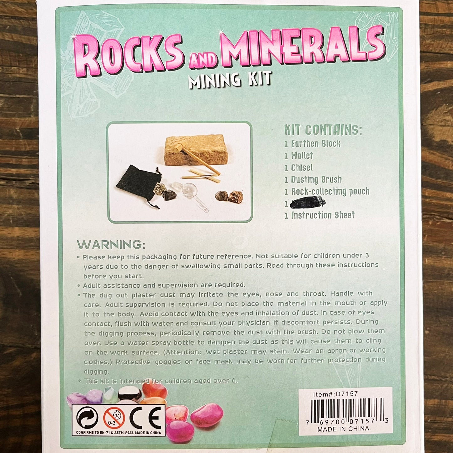 Rocks & Minerals Mining Kit
