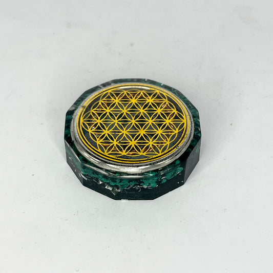 Flower of Life Tensor Ring Orgonite
