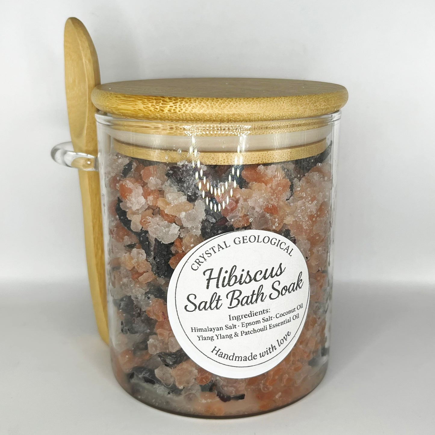 Crystal Geological Hibiscus Salt Bath Soak
