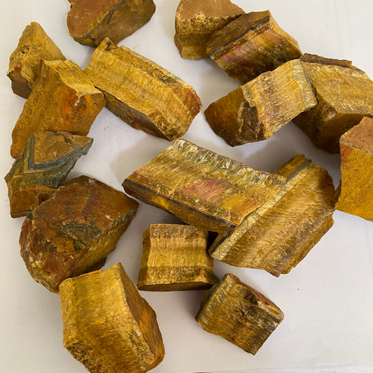 Tiger Eye Rough - Crystal Geological