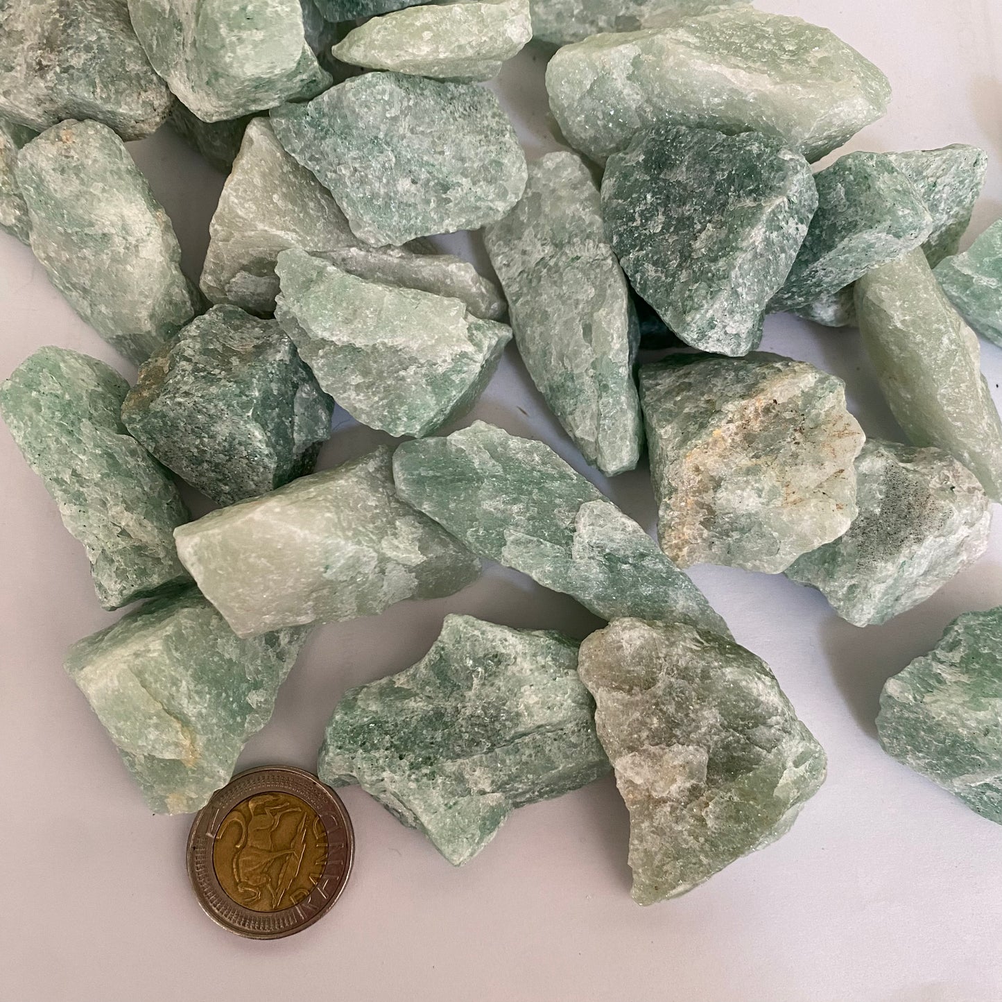 Green Adventurine Rough - Crystal Geological