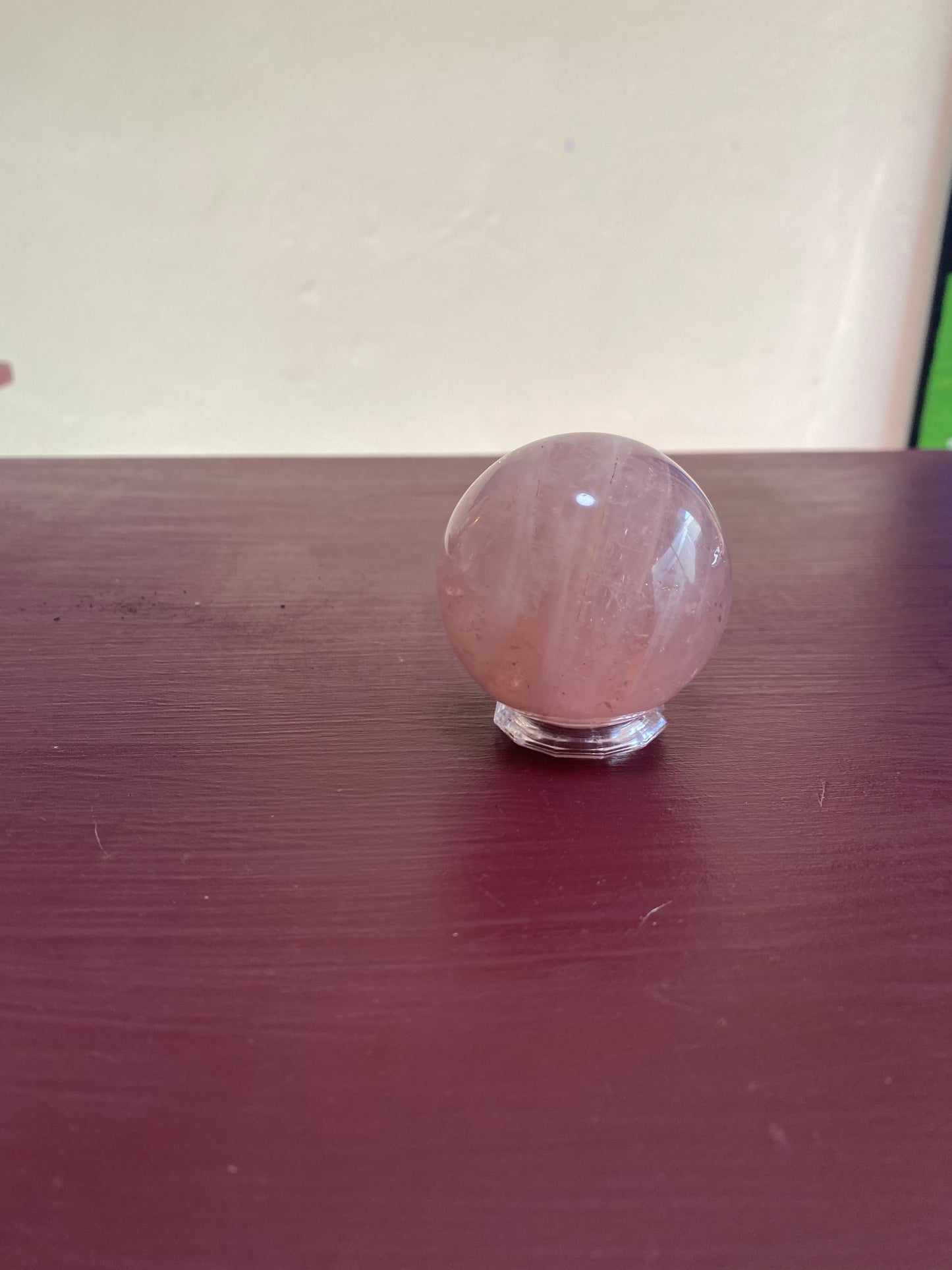 Rose Quartz Sphere (Ball) - 6cm