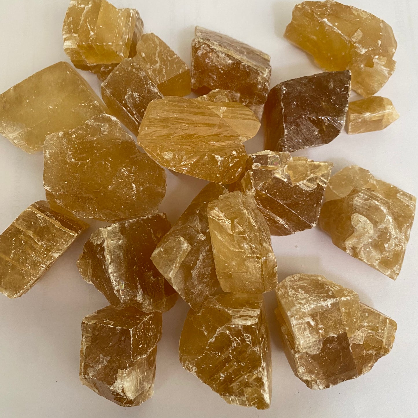 Citrine Calcite Rough