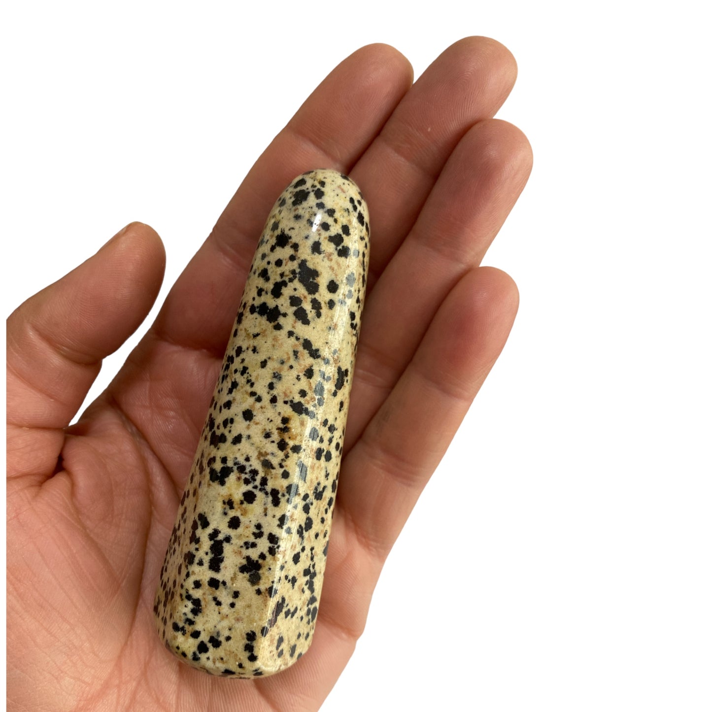 Dalmatian Jasper Massage Wand - Crystal Geological