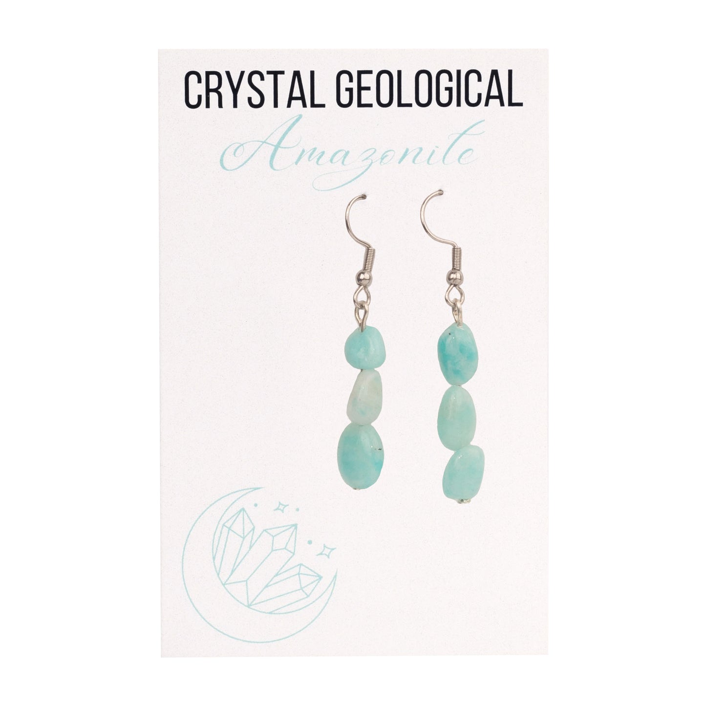Assorted Amazonite Earring Pair - Crystal Geological