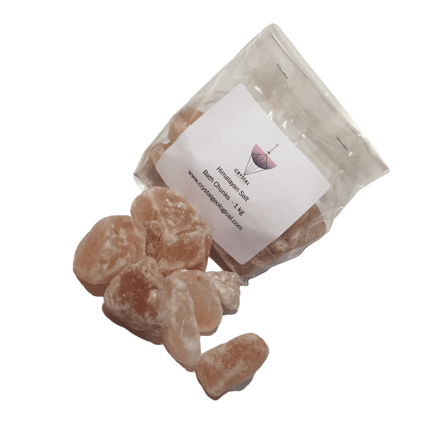 Himalayan Salt - Bath Chunks - Crystal Geological