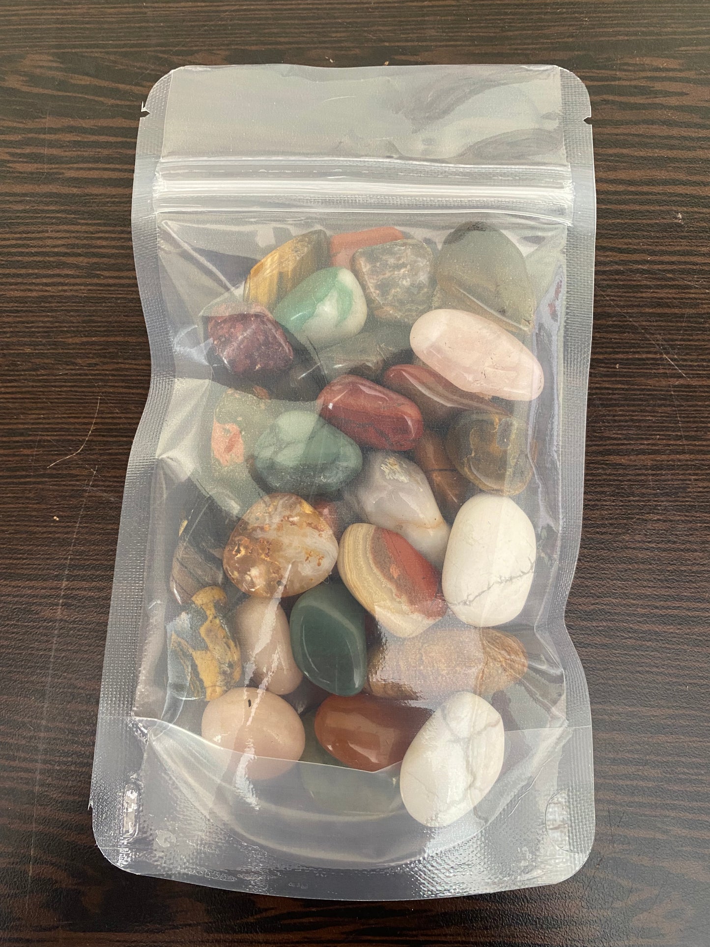 200g Bag of Assorted Tumble (Scratchpatch Small Cup) - Crystal Geological