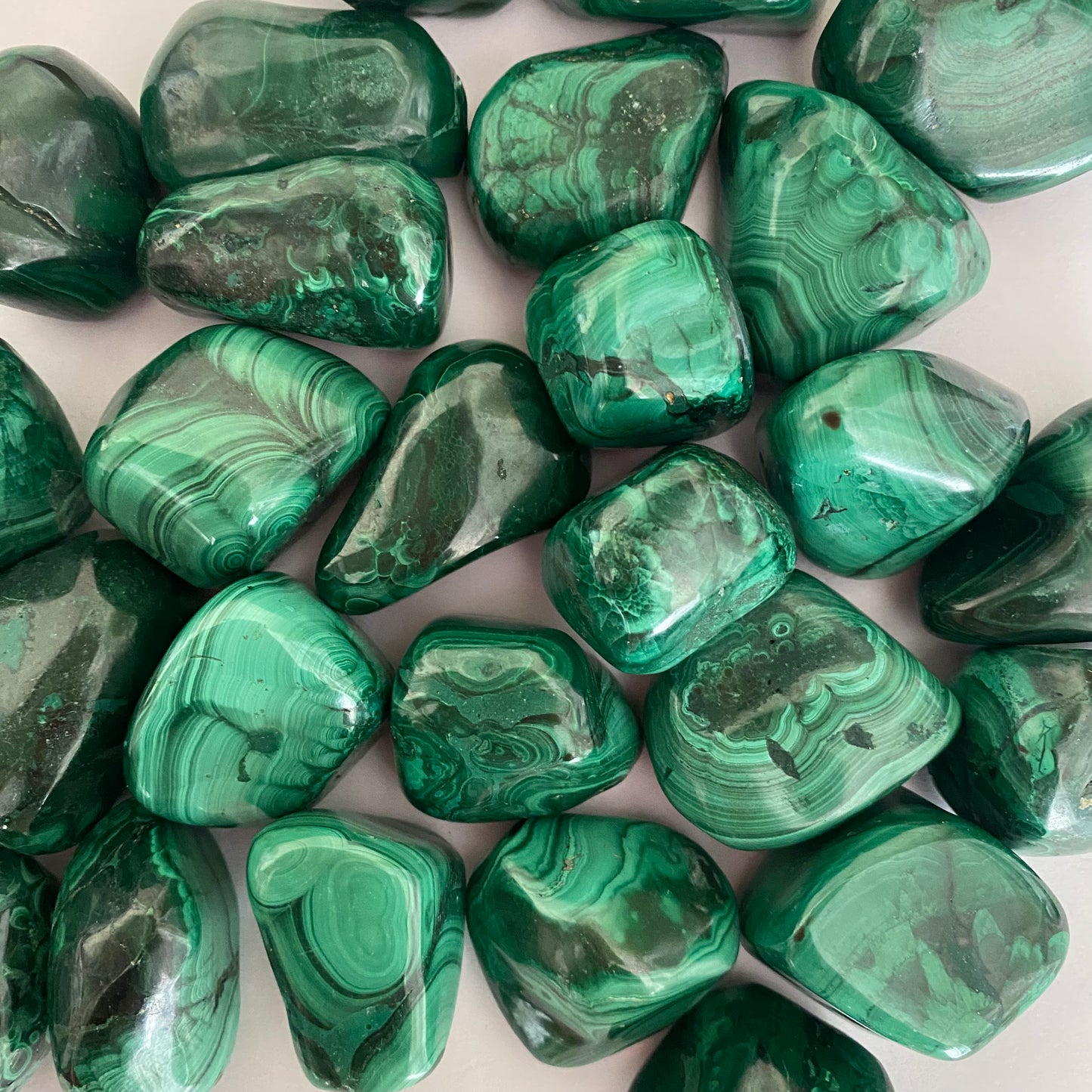 Malachite Tumble - Crystal Geological