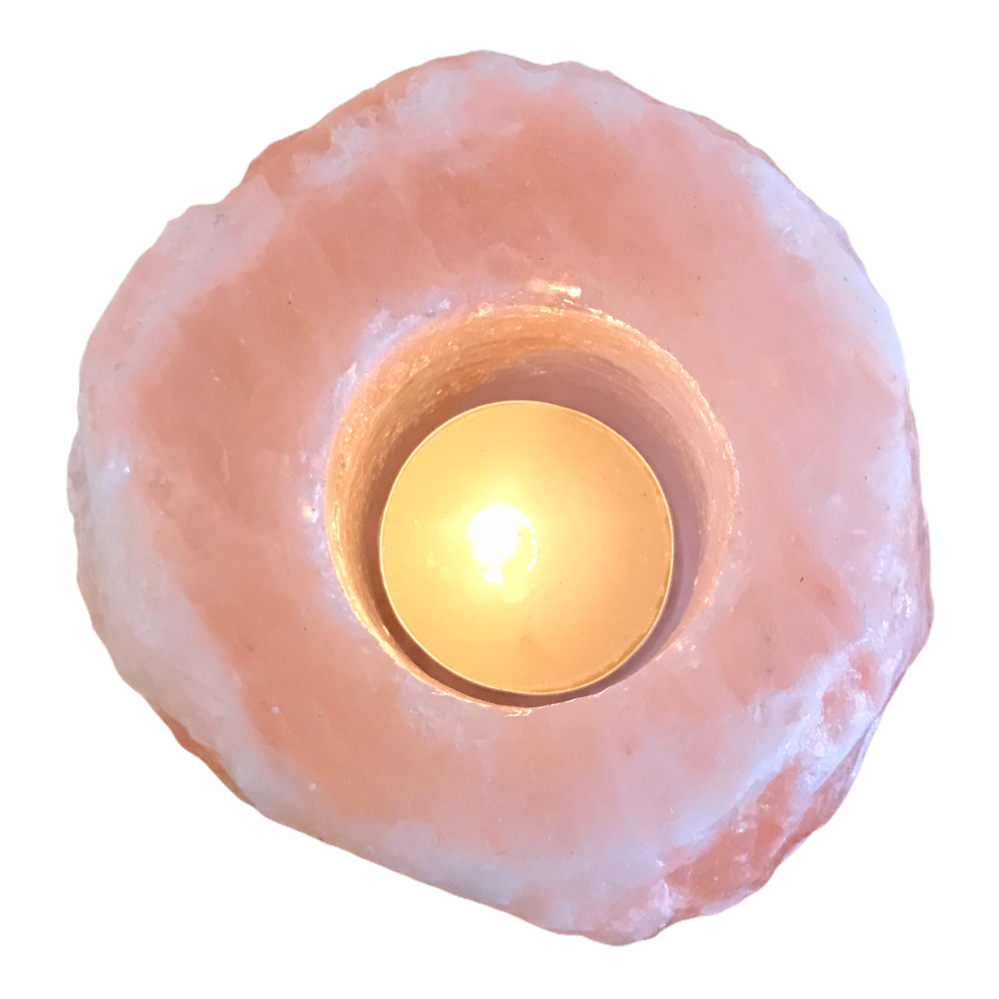 Himalayan Salt Candle Holder - Crystal Geological