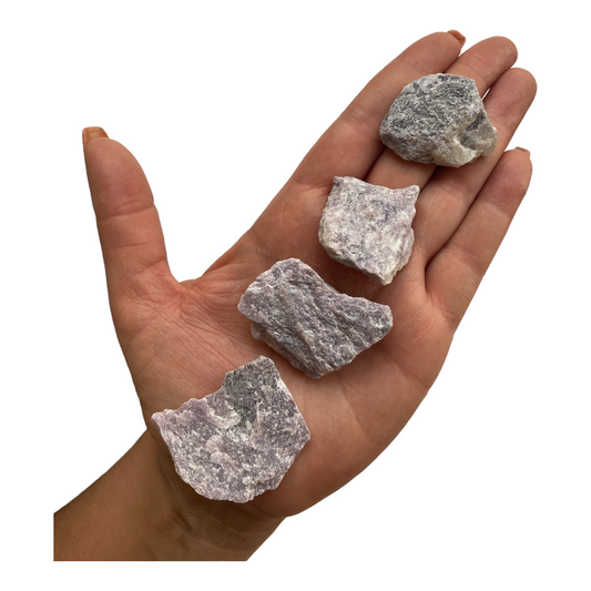 Lepidolite Rough (unpolished) - Crystal Geological