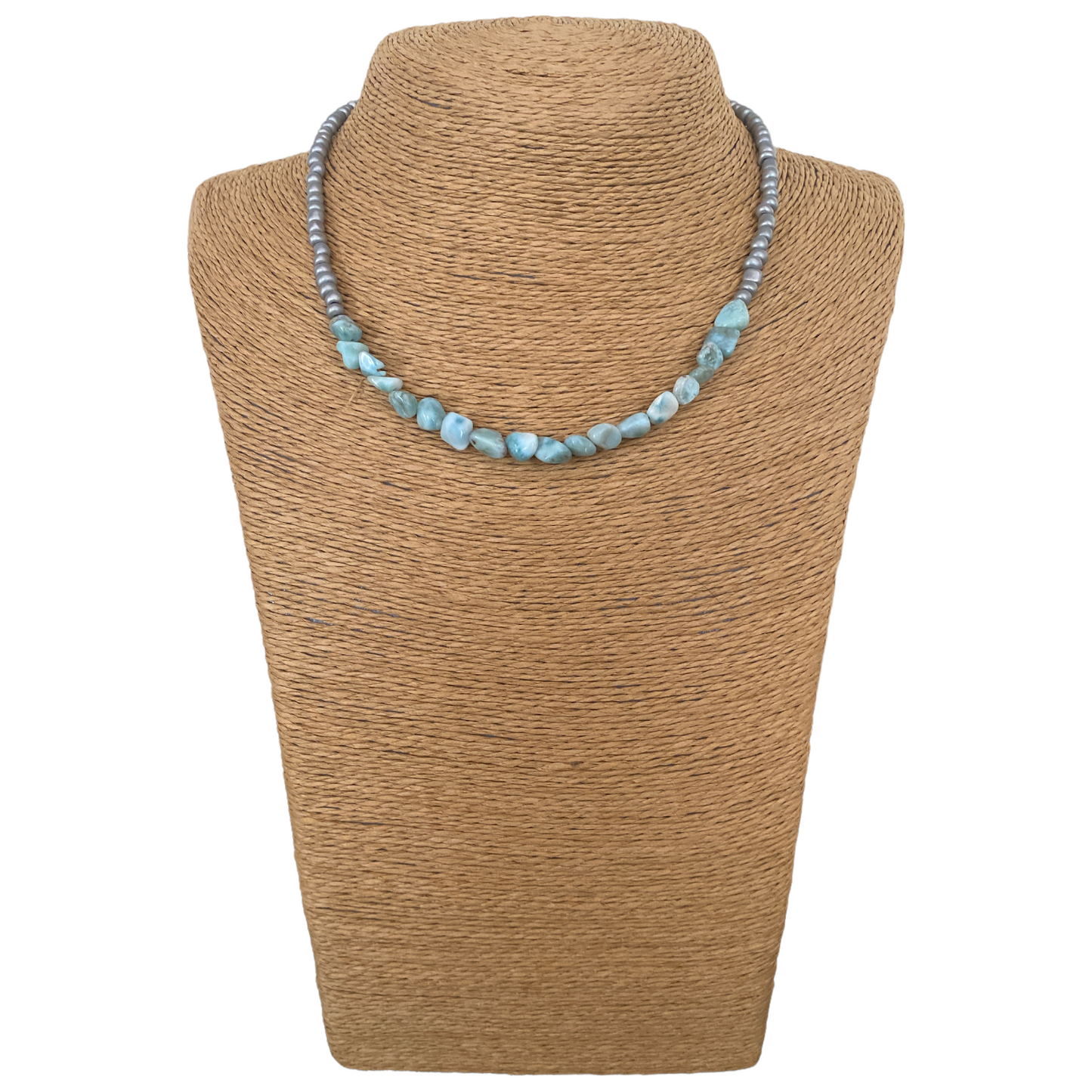 Larimar Beaded Necklace