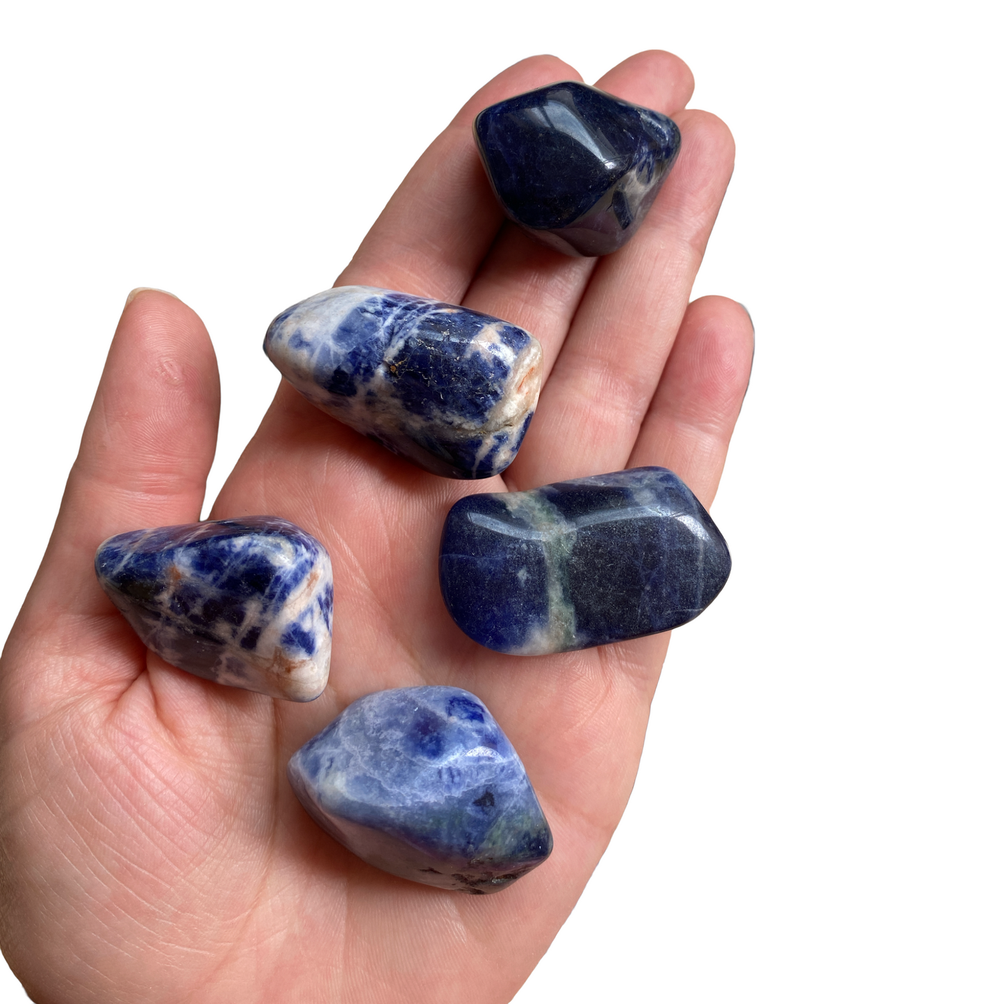 Sodalite Tumble Stone - Crystal Geological