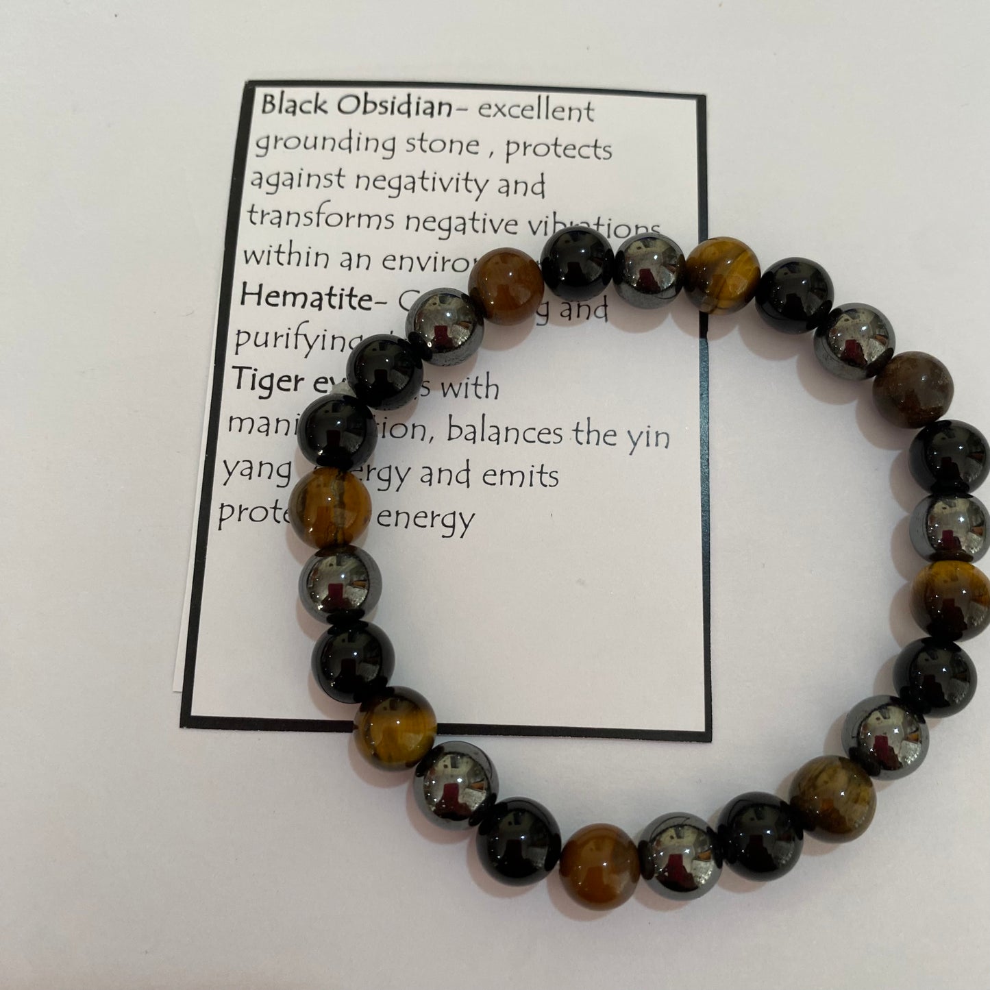 Triple Protection Bracelet - Crystal Geological