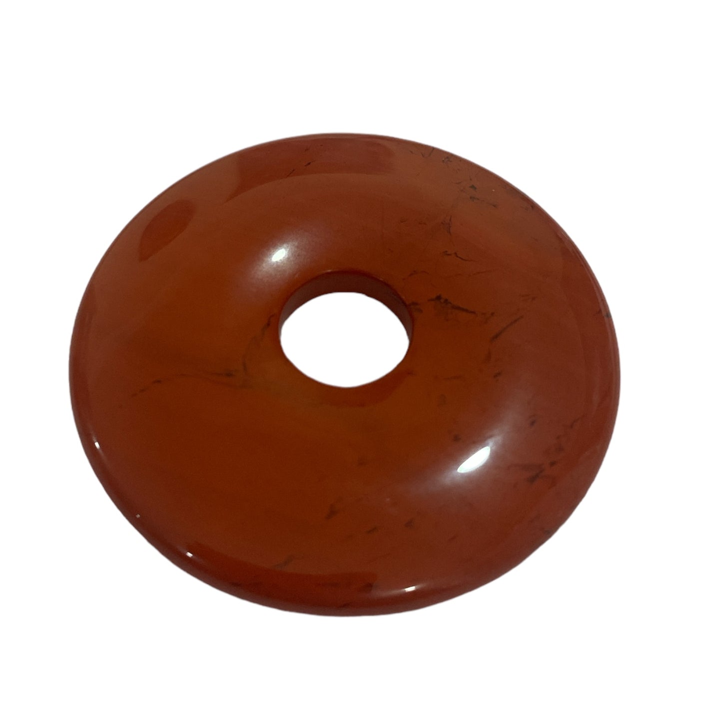 Red Jasper Donut ( Pi Stone ) - 5cm - Crystal Geological