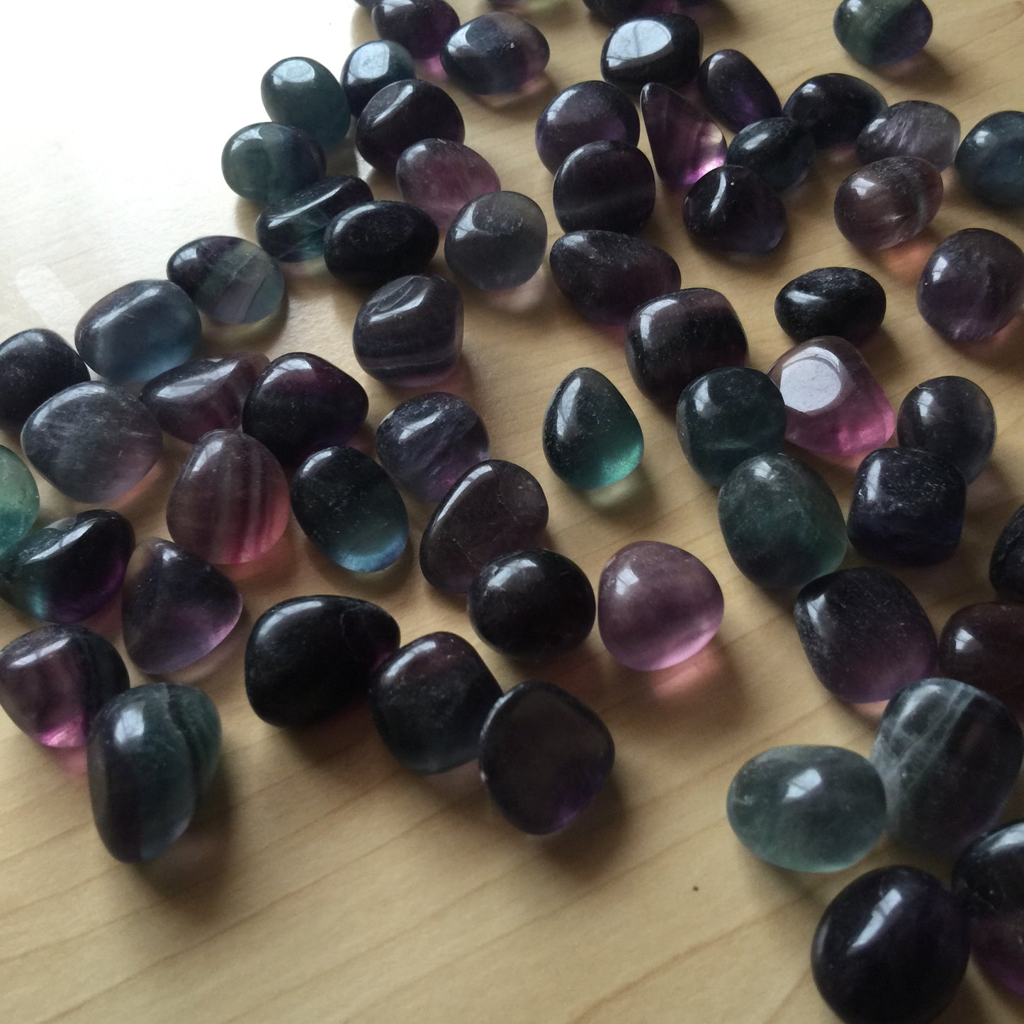 Fluorite Tumble Stone - Crystal Geological