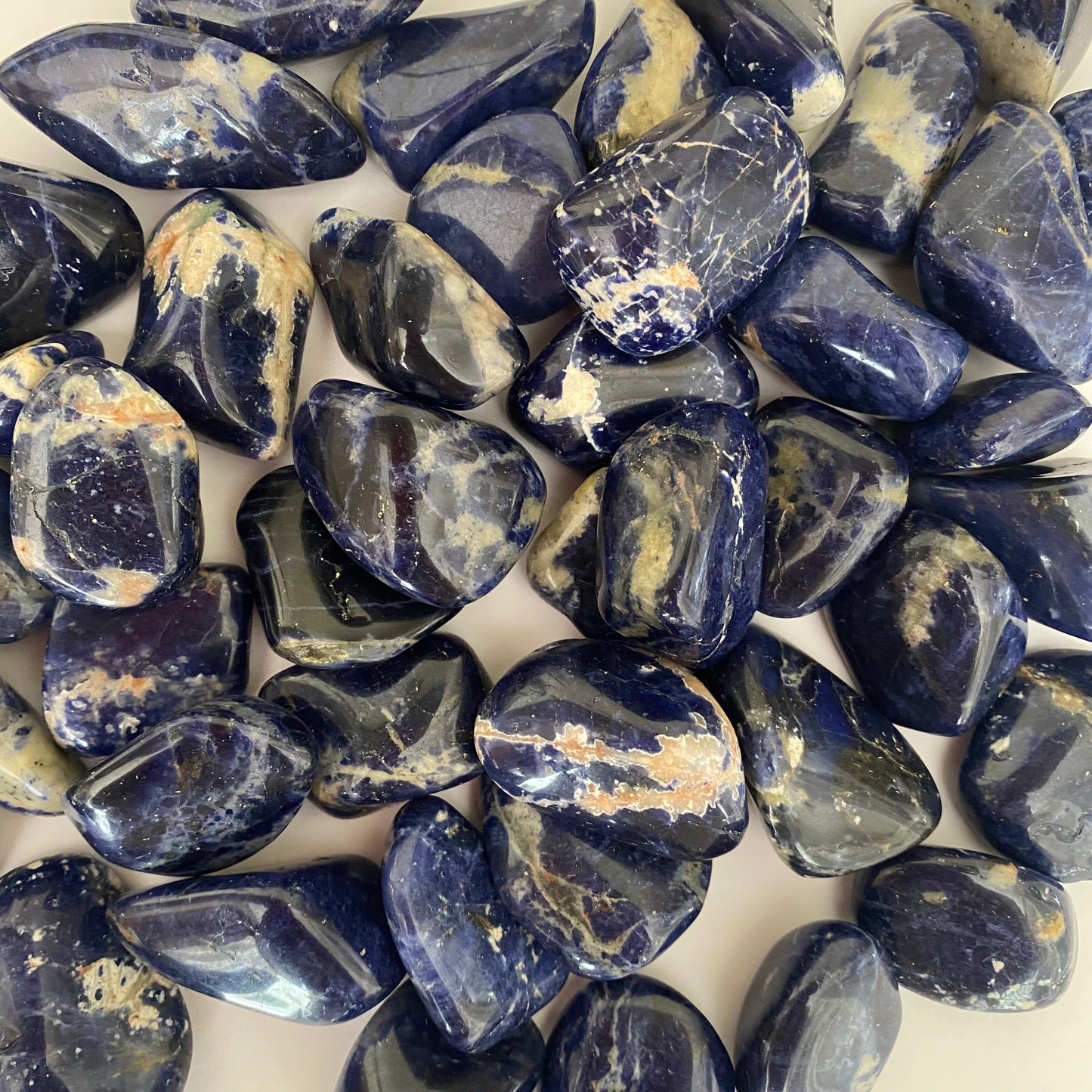 Sodalite Tumble Stone - Crystal Geological