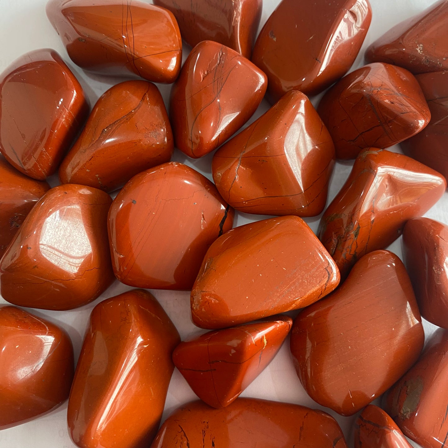 Red Jasper Tumble Stone - Crystal Geological